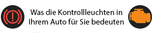 Was die Kontrollleuchten in Ihrem Auto für Sie bedeuten